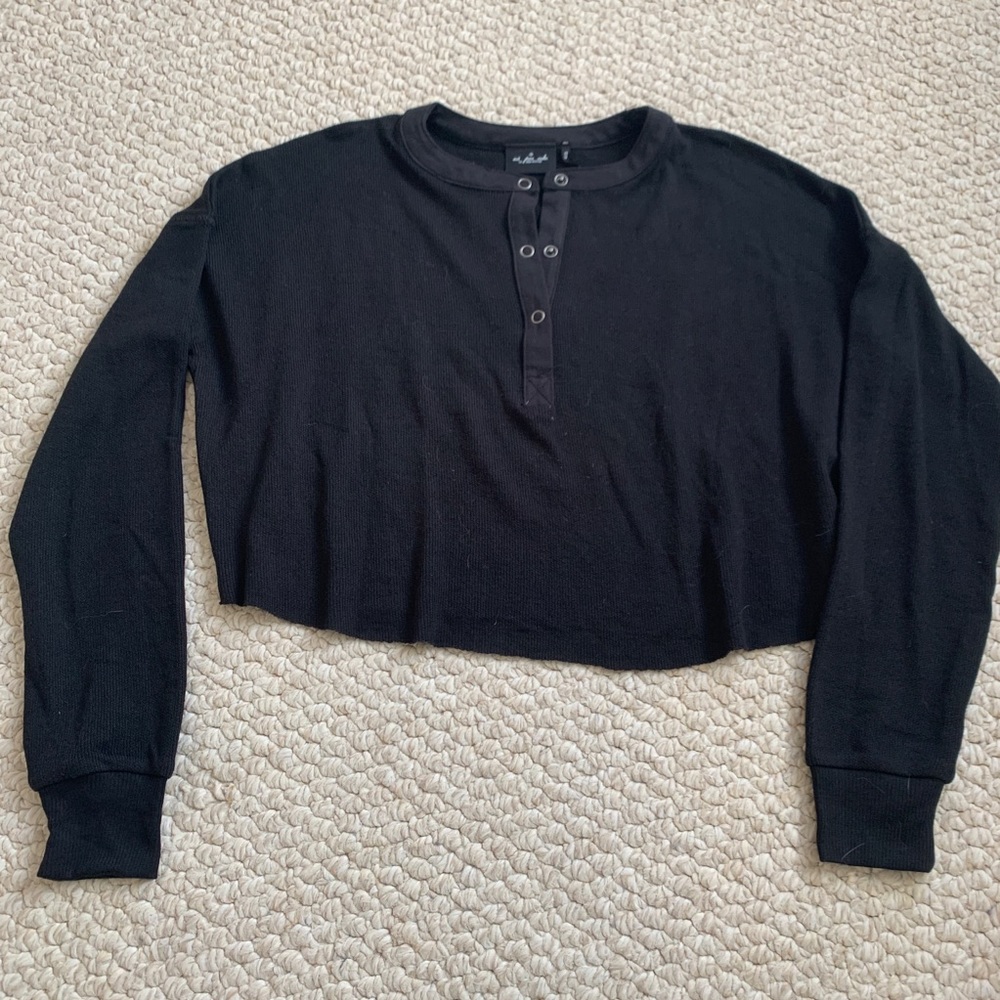 Urban Outfitters Black Crop Top